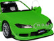 1999 Nissan Silvia S15 Spec R Aero RHD Right Hand Drive Never Satisfied Green Metallic 1/18 Diecast Model Car Solido S1812203