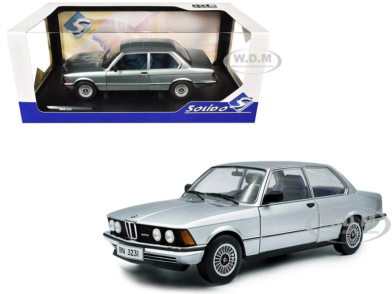 1980 BMW 323i Sapphire Blue Metallic 1/18 Diecast Model Car Solido S1812801