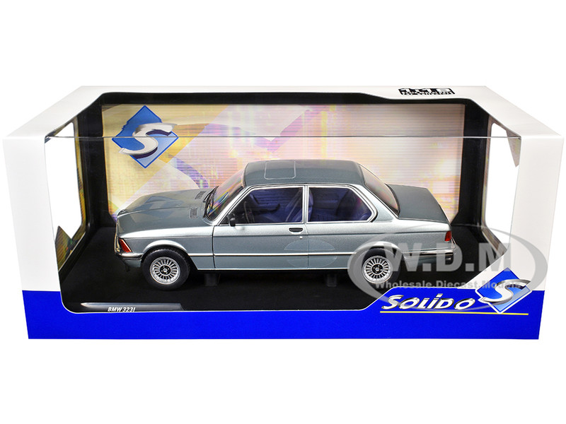 1980 BMW 323I SAPPHIRE BLUE 1/18 DIECAST MODEL CAR BY SOLIDO
