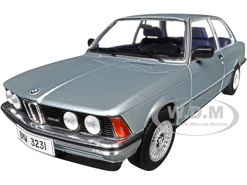 1980 BMW 323I SAPPHIRE BLUE 1/18 DIECAST MODEL CAR BY SOLIDO