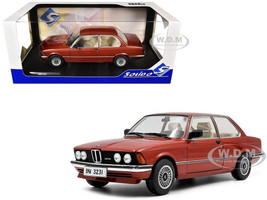 1980 BMW 323i Ruby Red Metallic 1/18 Diecast Model Car Solido S1812802