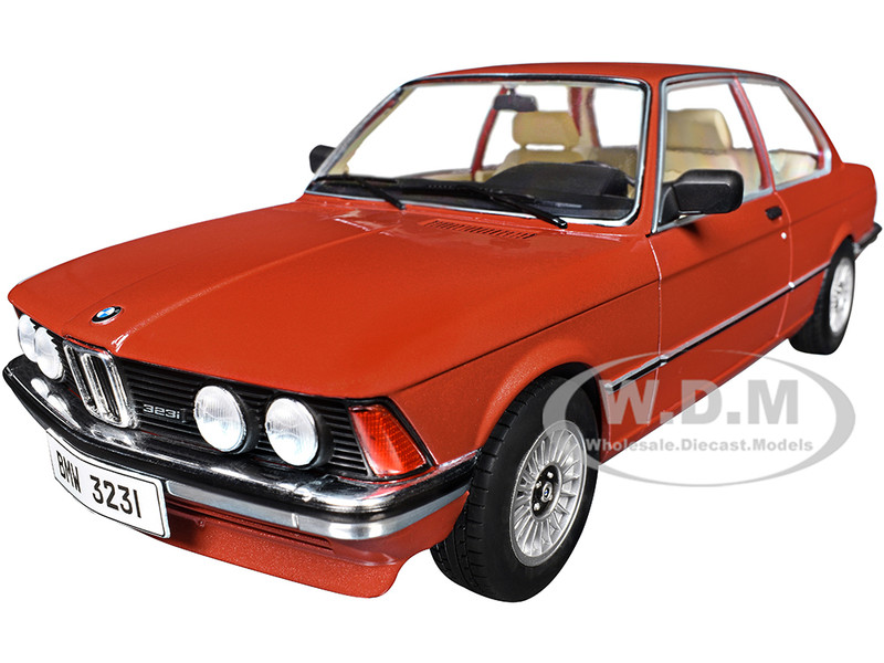 1980 BMW 323i Ruby Red Metallic 1/18 Diecast Model Car Solido S1812802