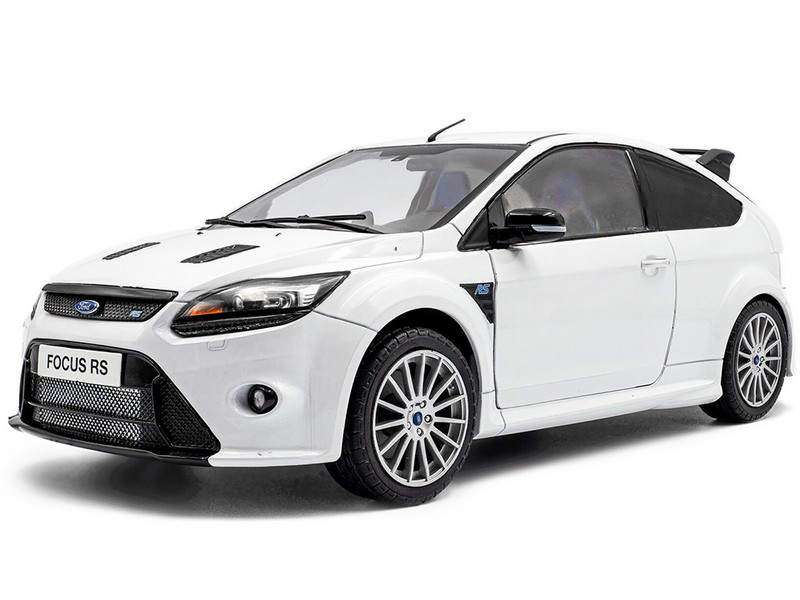 2009 Ford Focus RS MK2 Frozen White 1/18 Diecast Model Car Solido S1813102