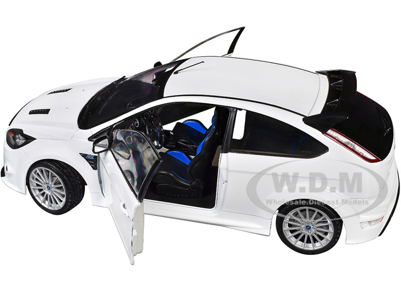2009 FORD FOCUS RS MK2 FROZEN WHITE 1/18 DIECAST MODEL CAR BY
