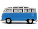 1962 Volkswagen T1 Samba Bus Baby Blue and White 1/18 Diecast Model Car Solido S1813401 1962 Volkswagen T1 Samba Bus Baby Blue and White 1/18 Diecast Model Car Solido S1813401