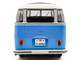 1962 Volkswagen T1 Samba Bus Baby Blue and White 1/18 Diecast Model Car Solido S1813401 1962 Volkswagen T1 Samba Bus Baby Blue and White 1/18 Diecast Model Car Solido S1813401
