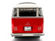 1962 Volkswagen T1 Samba Bus Red and White 1/18 Diecast Model Car Solido S1813402