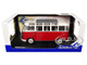 1962 Volkswagen T1 Samba Bus Red and White 1/18 Diecast Model Car Solido S1813402
