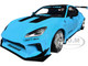2024 Toyota GR86 LBWK Body Kit RHD Right Hand Drive Baby Blue with Black Top 1/18 Diecast Model Car Solido S1813601