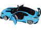 2024 Toyota GR86 LBWK Body Kit RHD Right Hand Drive Baby Blue with Black Top 1/18 Diecast Model Car Solido S1813601