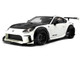 2024 Toyota GR86 LBWK Body Kit RHD Right Hand Drive Pearl White with Carbon Hood 1/18 Diecast Model Car Solido S1813602