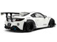 2024 Toyota GR86 LBWK Body Kit RHD Right Hand Drive Pearl White with Carbon Hood 1/18 Diecast Model Car Solido S1813602