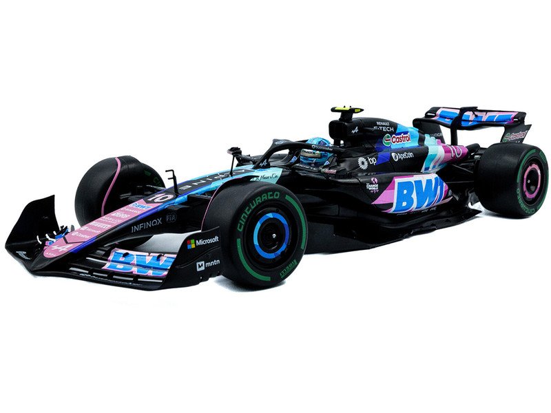 Alpine A524 #10 Pierre Gasly BWT 3rd Place Formula One F1 Sao Paulo GP 2024 Competition Series 1/18 Diecast Model Car Solido S1814003
