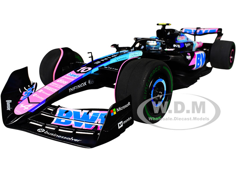 Alpine A524 #10 Pierre Gasly BWT 3rd Place Formula One F1 Sao Paulo GP 2024 Competition Series 1/18 Diecast Model Car Solido S1814003