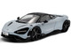 2020 McLaren 765LT Ceramic Gray with Black Top 1/43 Diecast Model Car Solido S4311905