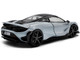 2020 McLaren 765LT Ceramic Gray with Black Top 1/43 Diecast Model Car Solido S4311905