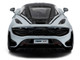 2020 McLaren 765LT Ceramic Gray with Black Top 1/43 Diecast Model Car Solido S4311905