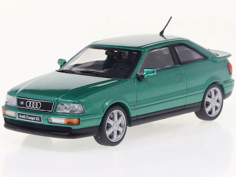 1994 Audi Coupe S2 Cricket Green Metallic 1/43 Diecast Model Car Solido S4312209