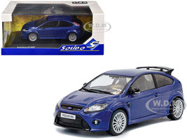 2010 Ford Focus MKII RS Indianapolis Blue Metallic 1/43 Diecast Model Car Solido S4314902