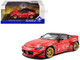 2022 Nissan Pandem Fairlady Z RHD Right Hand Drive Red Metallic with Black Top 1/43 Diecast Model Car Solido S4315501