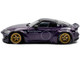 2022 Nissan Pandem Fairlady Z RHD Right Hand Drive Purple Metallic with Black Top 1/43 Diecast Model Car  Solido S4315502