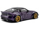 2022 Nissan Pandem Fairlady Z RHD Right Hand Drive Purple Metallic with Black Top 1/43 Diecast Model Car  Solido S4315502