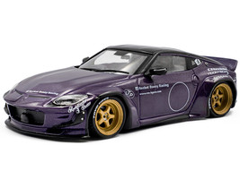 2022 Nissan Pandem Fairlady Z RHD Right Hand Drive Purple Metallic with Black Top 1/43 Diecast Model Car  Solido S4315502
