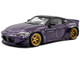 2022 Nissan Pandem Fairlady Z RHD Right Hand Drive Purple Metallic with Black Top 1/43 Diecast Model Car  Solido S4315502