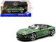 2023 Aston Martin DB12 Coupe Iridescent Emerald Metallic with Black Top 1/43 Diecast Model Car Solido S4315702