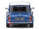 1994 Mini Cooper Sport Tahiti Blue Metallic with White Top and Stripes 1/43 Diecast Model Car Solido S4316602