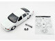 1993 Chevrolet Caprice Police Car Unmarked White Custom Builder s Kit Series 1/24 Diecast Model Car Motormax 76438BB-W