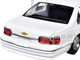 1993 Chevrolet Caprice Police Car Unmarked White Custom Builder s Kit Series 1/24 Diecast Model Car Motormax 76438BB-W