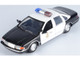 1993 Chevrolet Caprice Police Car LAPD Los Angeles Police Department Black and White Law Enforcement and Public Service Series 1/24 Diecast Model Car Motormax 76635