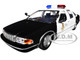 1993 Chevrolet Caprice Police Car LAPD Los Angeles Police Department Black and White Law Enforcement and Public Service Series 1/24 Diecast Model Car Motormax 76635