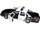 1993 Chevrolet Caprice Police Car LAPD Los Angeles Police Department Black and White Law Enforcement and Public Service Series 1/24 Diecast Model Car Motormax 76635
