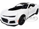 2017 Chevrolet Camaro ZL1 White 1/24 Diecast Model Car Motormax 79351W