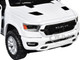 2019 RAM 1500 Laramie Crew Cab Pickup Truck White Timeless Legends Series 1/24 Diecast Model Car Motormax 79357W
