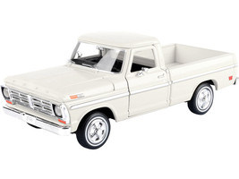 1972 Ford F 100 Pickup Truck Cream Timeless Legends Series 1/24 Diecast Model Car Motormax 79384CRM