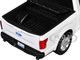 2019 Ford F 150 Lariat Crew Cab Pickup Truck with Bed Cage White with Flashing Light Bar and Front and Rear Lights and Sounds 1/27 Diecast Model Car Motormax 79543W