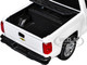 2017 Chevrolet Silverado 1500 LT Z71 Crew Cab Pickup Truck with White with Flashing Light Bar and Front and Rear Lights and Sounds 1/27 Diecast Model Car Motormax 79547W