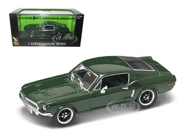 1968 Ford Mustang GT Green 1/43 Diecast Car Signature Series Road Signature 43207