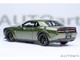 2022 Dodge Challenger SRT Jailbreak F8 Green with Carbon Stripes 1/18 Model Car Autoart 71761 2022 Dodge Challenger SRT Jailbreak F8 Green with Carbon Stripes 1/18 Model Car Autoart 71761