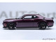 2022 Dodge Challenger SRT Jailbreak Hellraisin Purple with White Stripes 1/18 Model Car Autoart 71762