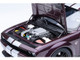 2022 Dodge Challenger SRT Jailbreak Hellraisin Purple with White Stripes 1/18 Model Car Autoart 71762