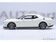 2023 Dodge Challenger SRT Super Stock Knuckle White with Carbon Stripes 1/18 Model Car Autoart 71766