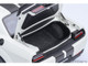 2023 Dodge Challenger SRT Super Stock Knuckle White with Carbon Stripes 1/18 Model Car Autoart 71766