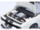 2023 Dodge Challenger SRT Super Stock Knuckle White with Carbon Stripes 1/18 Model Car Autoart 71766