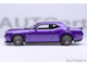 2023 Dodge Challenger SRT Super Stock Plum Crazy Purple 1/18 Model Car Autoart 71768