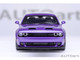 2023 Dodge Challenger SRT Super Stock Plum Crazy Purple 1/18 Model Car Autoart 71768