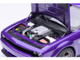 2023 Dodge Challenger SRT Super Stock Plum Crazy Purple 1/18 Model Car Autoart 71768